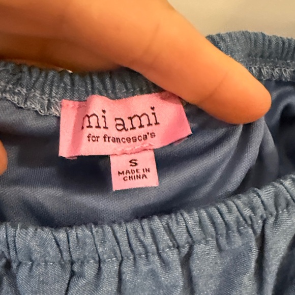 Theresa Off Shoulder Eyelet Embroidered Blouse Size S - Picture 8 of 10